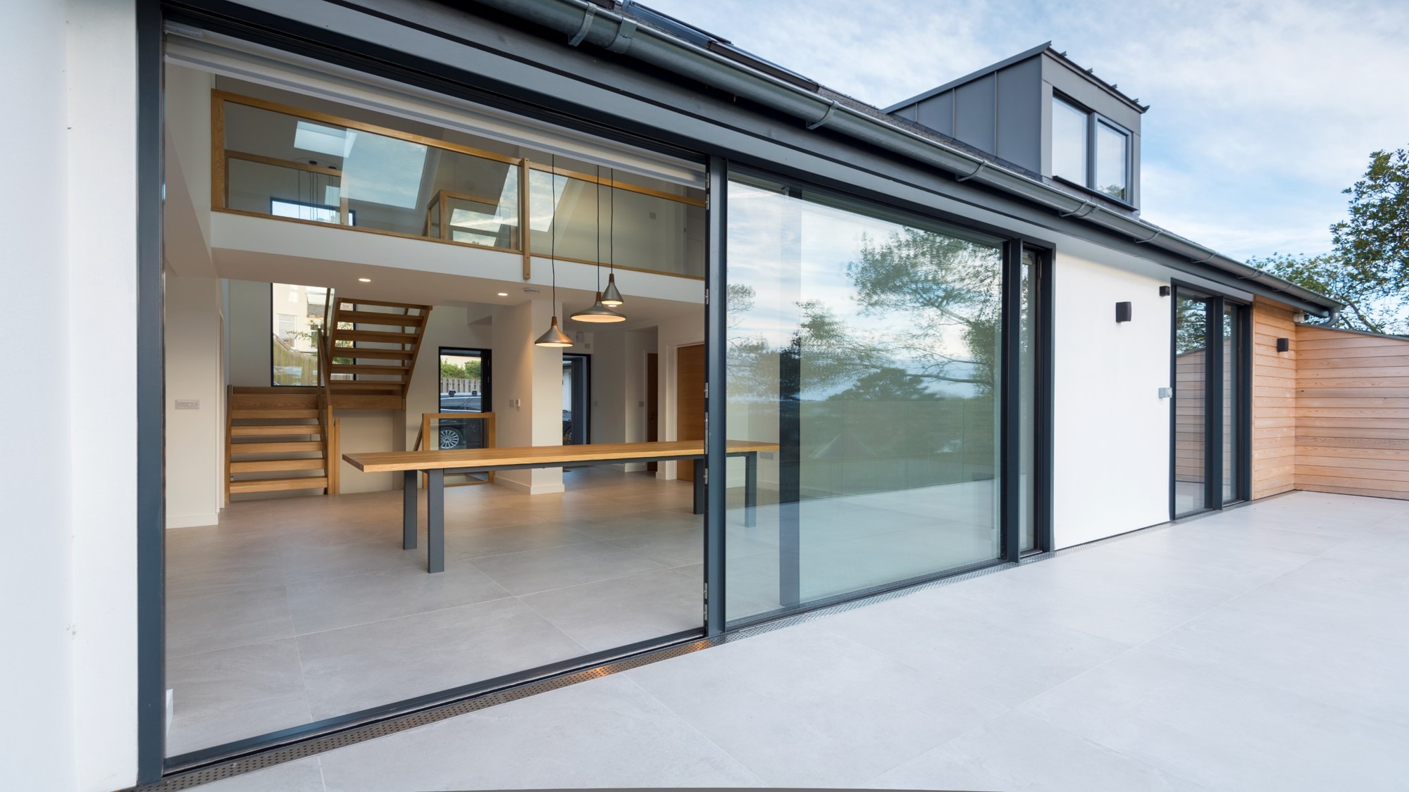 large glass sliding doors
